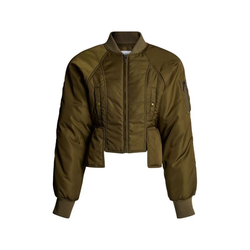 Balmain Women Nylon Bomber Jacket